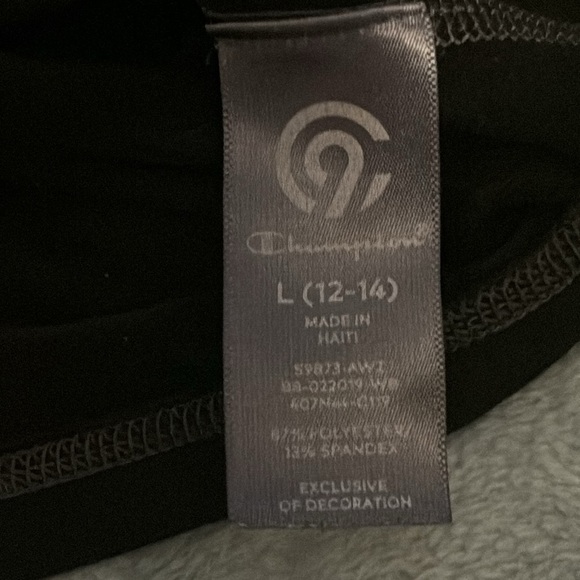 C9 Champion thermal undershirt Kids size 12/14 black. - Picture 3 of 4